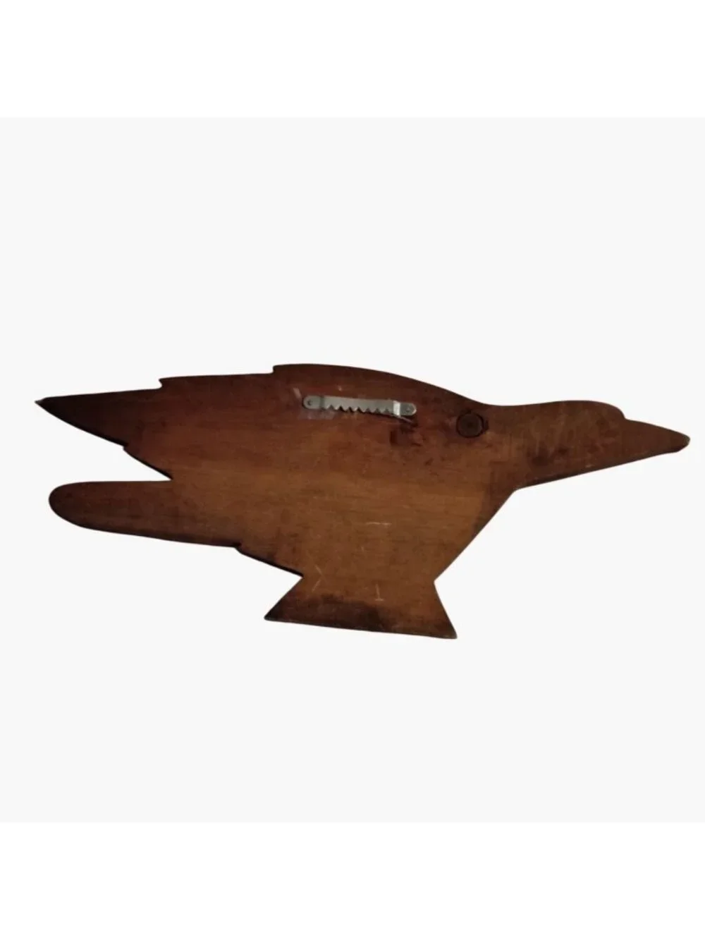 Wooden Eagle Wall Decor Patriotic American Flag Handmade Art Rustic Cottage